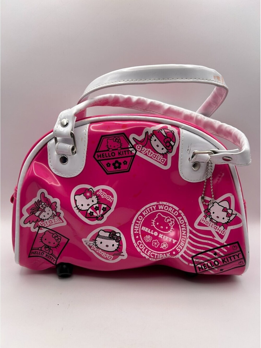 Sanrio Hello Kitty World Adventures Collectipak SIL-34212 Pink Bowling Bag Purse